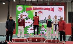 Eskişehirli karateciler, Bursa Karate Ligi’nde dereceye girdi