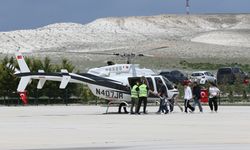Sivrihisar semalarında gençlik coşkusu: Helikopterle uçtular