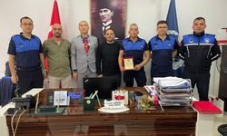 Bilecik zabıtasına teşekkür plaketi