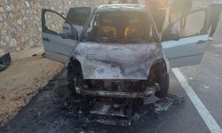 Seyir halindeyken yandı, kullanılmaz halde!