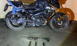 Motosikletten cephanelik çıktı!