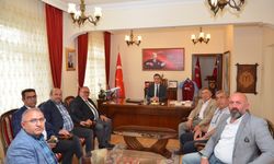 Bilecikli muhtarlardan Kaymakam Tuncer’e anlamlı ziyaret