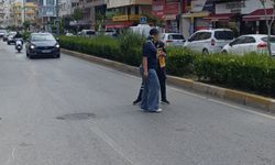 Yaya geçidini kullanmadı, çocuğa motosiklet çarptı!