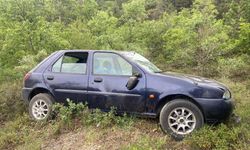 Bilecik'teki kazada araç şarampole uçtu!