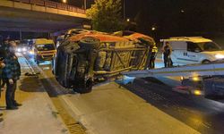 Eskişehir'de takla atan minibüs hurdaya döndü!