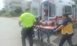 Trafik kazasında kaskı hayat kurtardı!