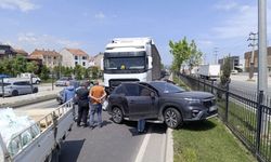 Tırla cip çarpıştı!