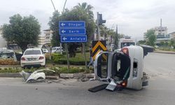 Kavşaktaki kaza ortalığı savaş alanına çevirdi!