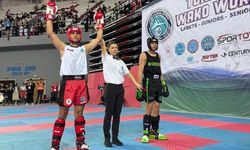 Genç kick bokscu dünya ikincisi oldu