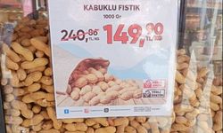 Hamamyolu'nda kabuklu fıstık indirime girdi