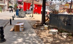 Eskişehir’in göbeğindeki çöp karmaşası çileden çıkarttı
