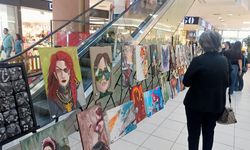 Eskişehirli öğrenciler eserleriyle göz doldurdu