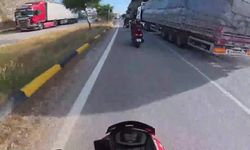 Korna çalarak uyardı, tır şoförü üzerine sürdü!