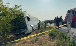 Konya'da otobüs şarampole devrildi: 1 ölü, 23 yaralı!