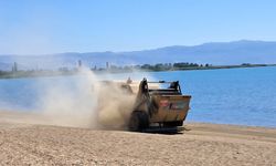 Boyalıca Sahili'nde cam, taş ve moloz temizliği yapıldı