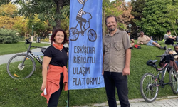 Eskişehir'de Bisiklet Günü için pedal çevirdiler