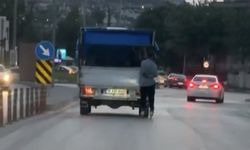 Bursa'da patenli gencin tehlikeli yolculuk!