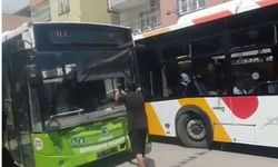 Ters yöne girdiği yetmedi, otobüs şoförüyle tartıştı!