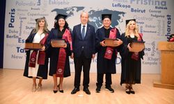 Anadolu Üniversitesi Lefkoşa'daki öğrencilerinin coşkusuna ortak oldu