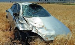 Afyonkarahisar’da otomobil takla attı: 4 yaralı