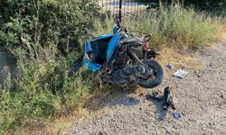Eskişehir'de korkunç kaza: Motosiklet ikiye katlandı, sürücü can verdi!