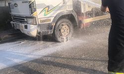 Bilecik'te kamyonet yangını paniğe neden oldu