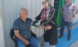 Osmaneli’nde yangın sonrası sağlık taraması