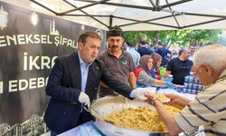Şifalı pilav ikramı vatandaşları bir araya getirdi