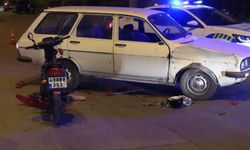 Tavşanlı’da otomobil ile motosiklet çarpıştı