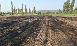 Kütahya'da balya makinesi yangına sebep oldu