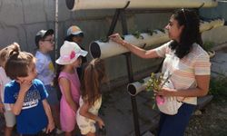 Eskişehir'de miniklerle doğayla iç içe eğitim