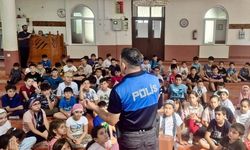 Emniyetten yaz kursu öğrencilerine güvenli yaşam eğitimi