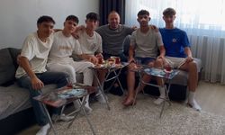 Burnu kırılan oyuncuyu ziyaret ettiler!