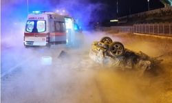 Ters yöne giren araç facia yarattı!