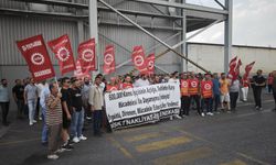 Eskişehir'de yoksulluğa karşı fabrika önünde direniş