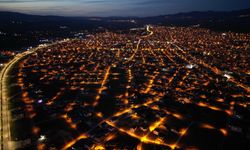 Bolvadin’in gece manzarasıyla büyüledi!