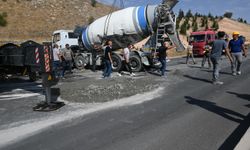 Eskişehir'de beton mikseri devrildi: 1 yaralı!