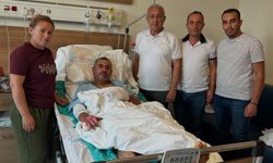 Eskişehir'de çıkan yangında yaralanan işçinin tedavisi sürüyor