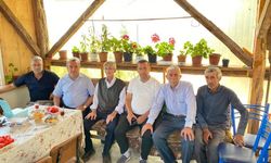 Kaymakam Öztürk’ten Muhtar Sedef’e geçmiş olsun ziyareti