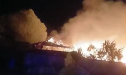 Kütahya'da geceyi aydınlatan yangın!
