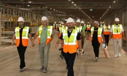 Yapı sektörü temsilcileri üretim sürecini yerinde gördü