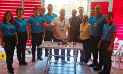 Eskişehir'de maç arasında doğum günü kutlaması