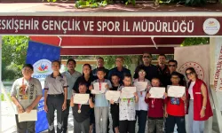 Oryantiring ile hem eğlendi hem de öğrendiler