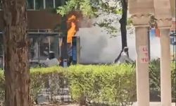 Eskişehir merkezde yangın paniği: Elektrik panosu patladı!