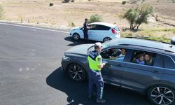 Cayrokopterle havadan takip: Trafikte kusura geçit yok!