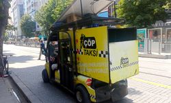 Çöp taksi Eskişehir merkezinde!