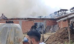 Pazaryeri’nde ahır yangını paniğe neden oldu