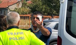 Eskişehir'de ani manevra kaza getirdi, sürücü kanlar içinde kaldı