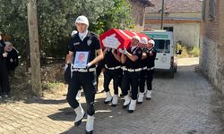 Trafik kazasında hayatını kaybeden polis son yolculuğuna uğurlandı