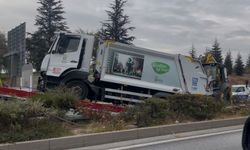 Eskişehir'de ağaçları biçti, refüje çıkarak durdu